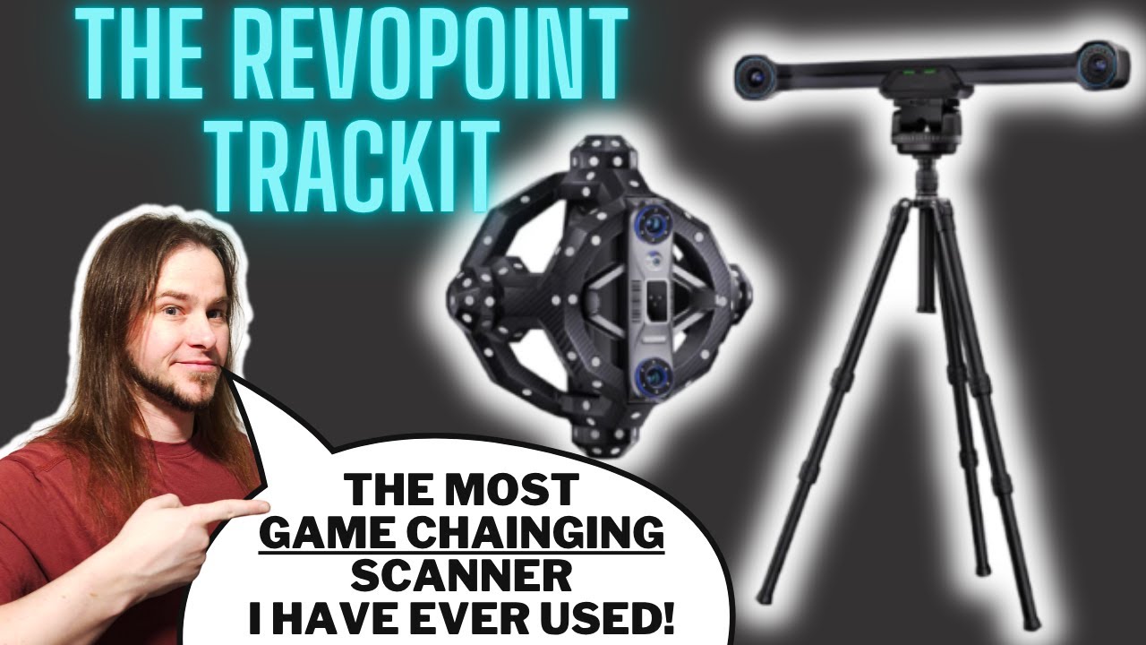 See What This Double 3D Scanner System Can Do! - The Revopoint Trackit