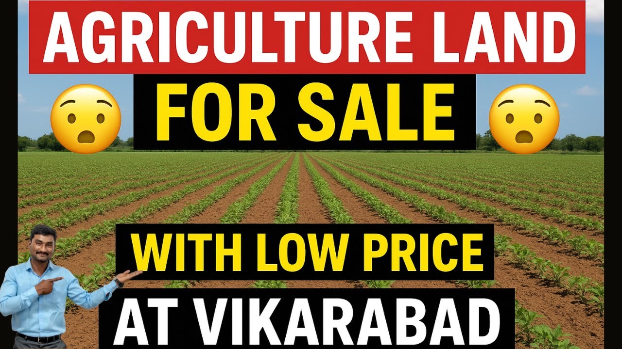 3.35 ACRES LAND FOR SALE VIKARABAD | LOW PRICE | Road bit | Farmhouse | Resort | OPPORTUNITY|