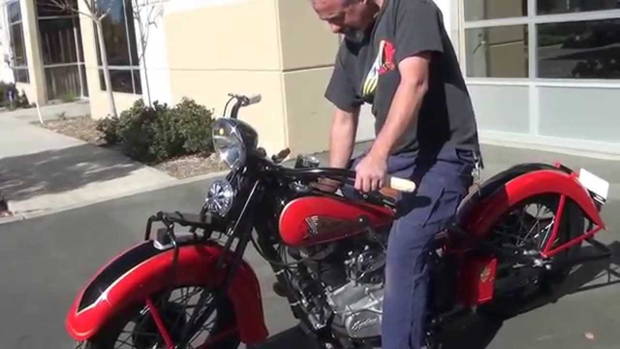1935 Indian Chief Motorcycle For Sale by Marks Indian Parts Factory