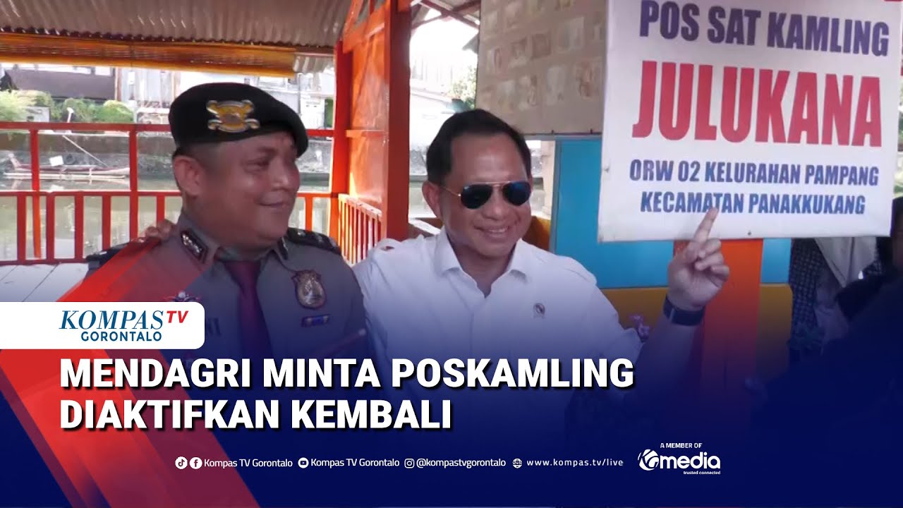 Mendagri Tito Karnavian Minta Pos Kamling Diaktifkan Kembali