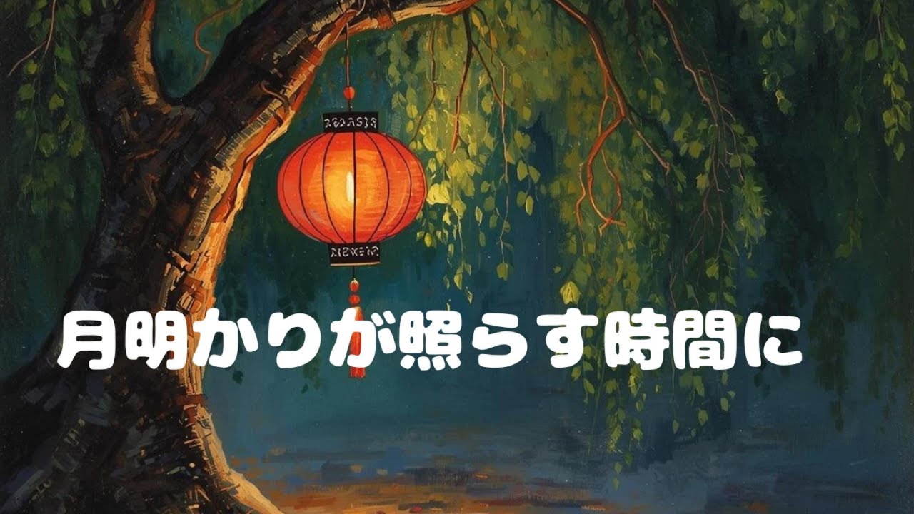 月明かりが照らす時間に