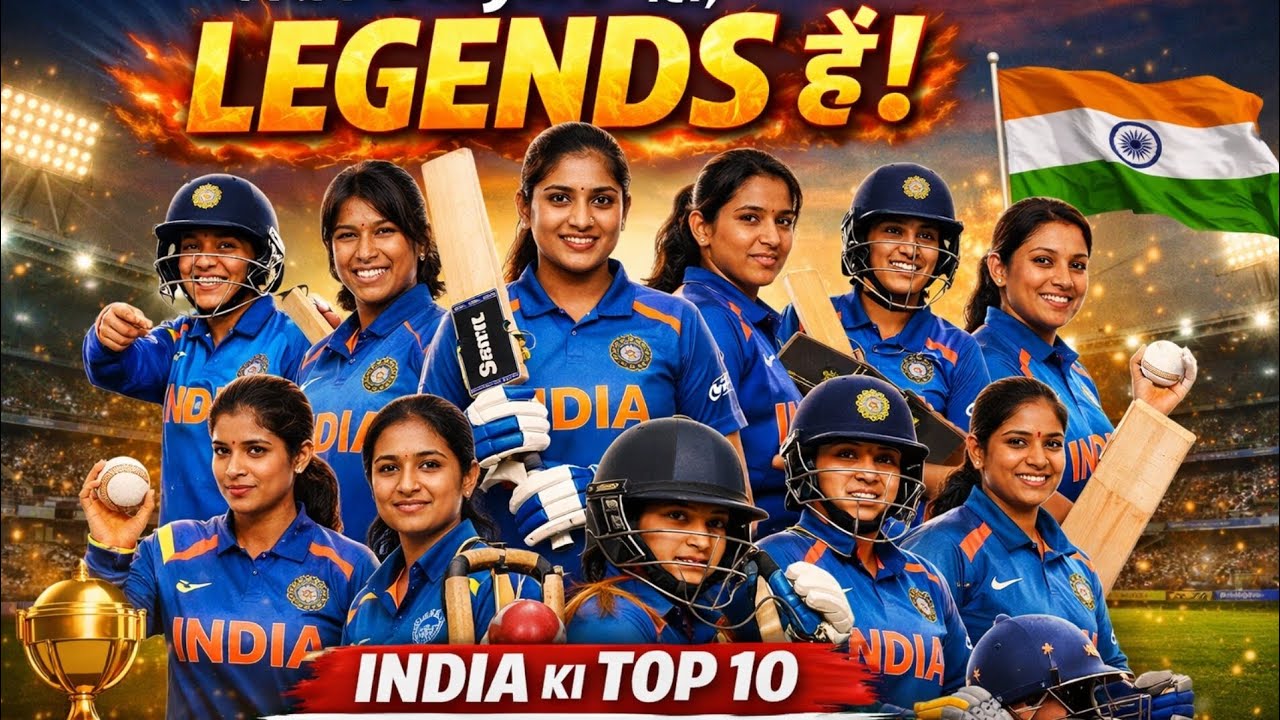 India Ki Top 10 Women Cricketers | Jinone Desh Ka Naam Roshan Kiya 🇮🇳🏏