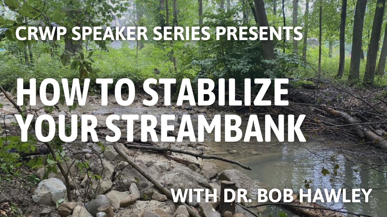 How To Stabilize Your Streambank: A Beginner&rsquo;s Guide | CRWP Speaker Series
