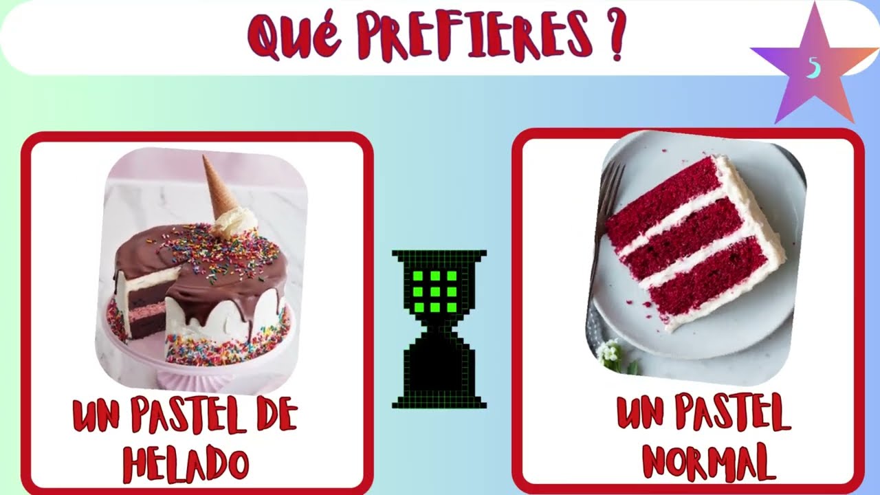 ¿QUÉ PREFIERES? No cambies de opción ⏱️