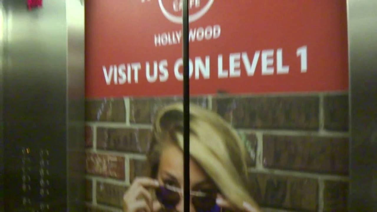 Fire Alarm going off while filming the elevators at Hollywood & Highland Center!