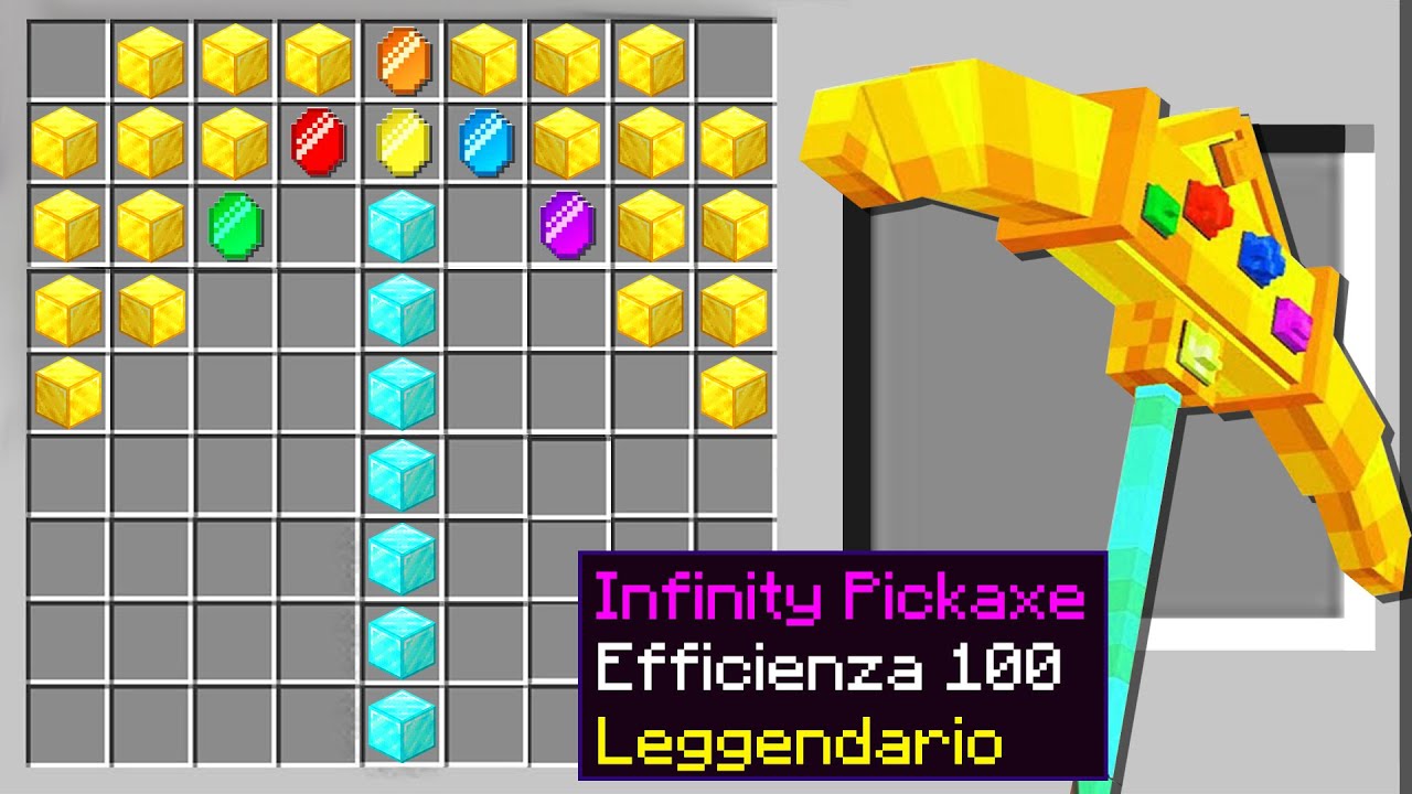 HO CRAFTATO IL PICCONE MIGLIORE DI MINECRAFT - ITA