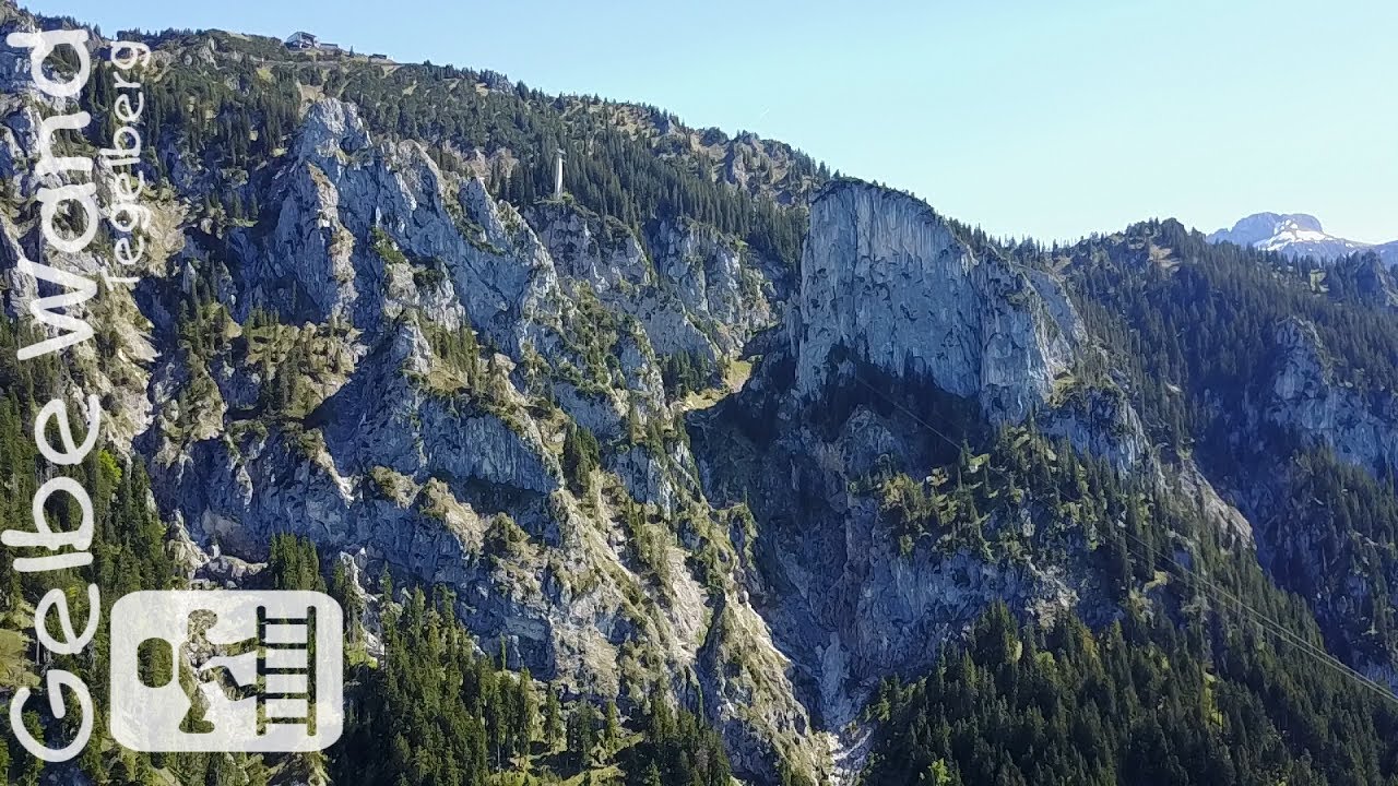 Gelbe Wand Tegelberg Klettersteig