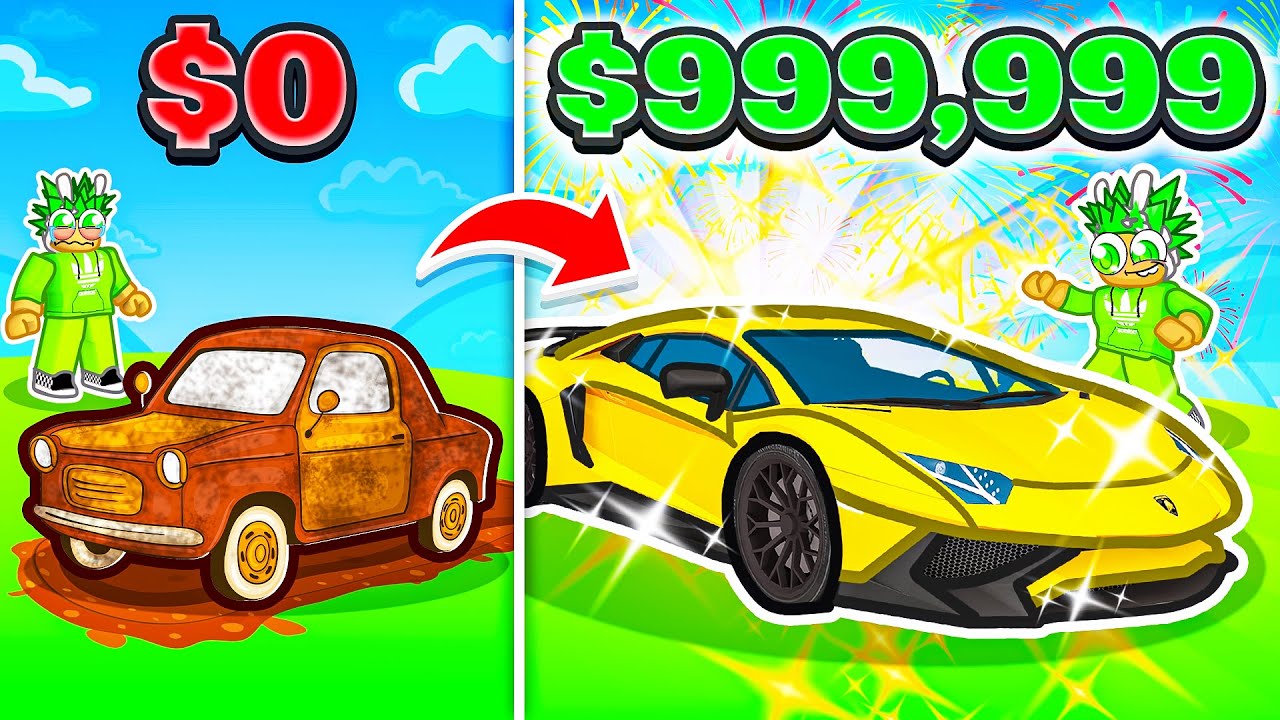 ich ziehe das 0.000001% SELTENE AUTOS in Roblox!