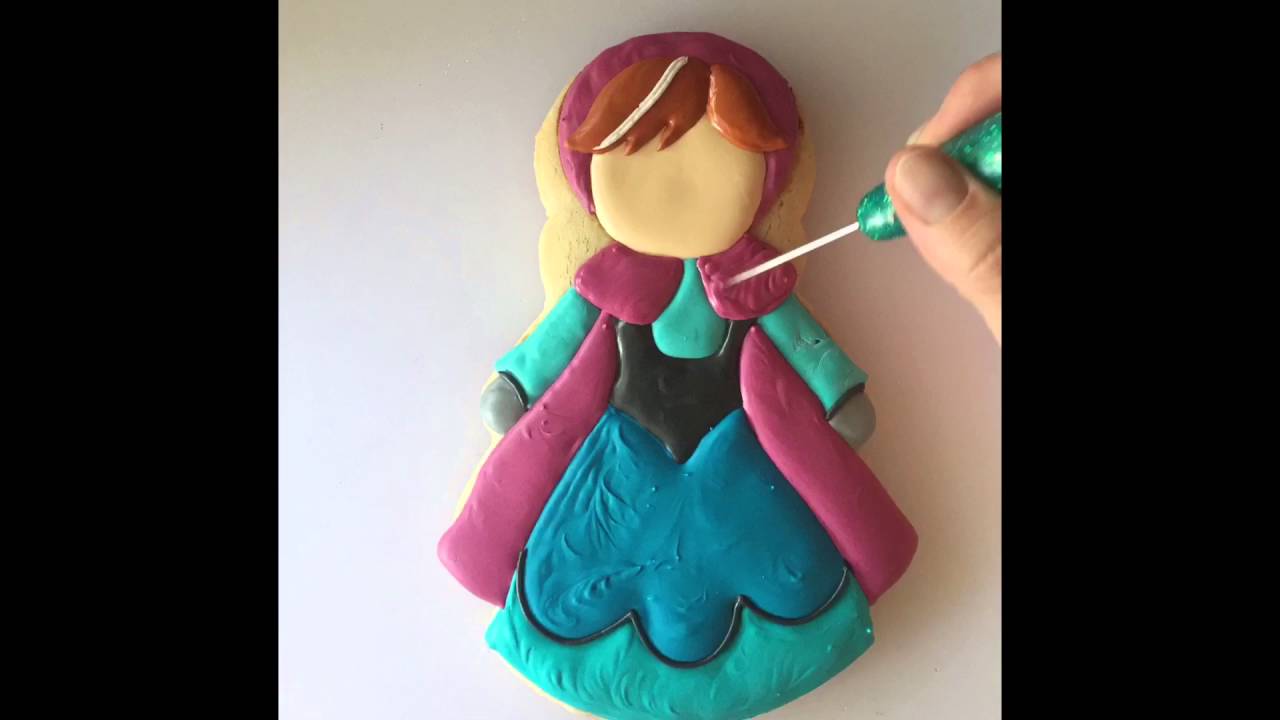 Disney's Princess Anna Cookies 2015