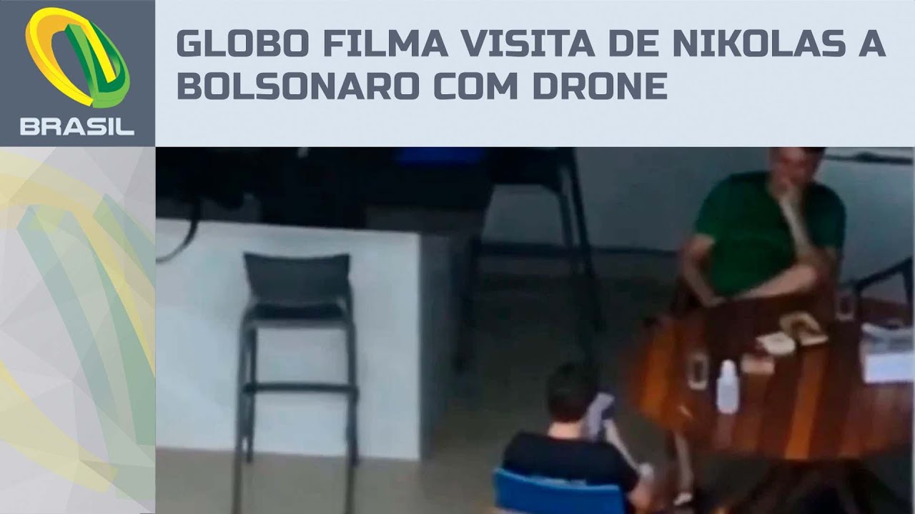 Nikolas Ferreira critica Globo por uso de drone sem autoriza&ccedil;&atilde;o durante visita a Bolsonaro