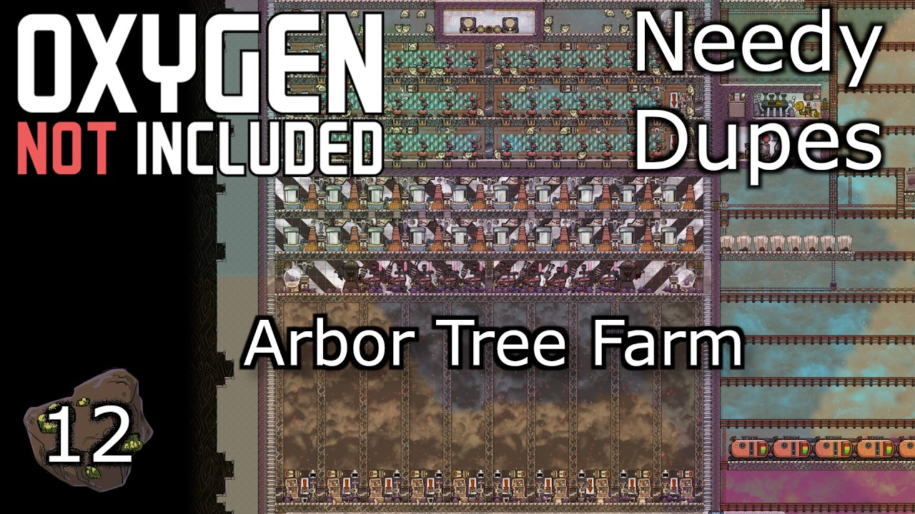 Needy Dupes - Oxygen Not Included Ep.12 Arbor Tree Farm with Critters