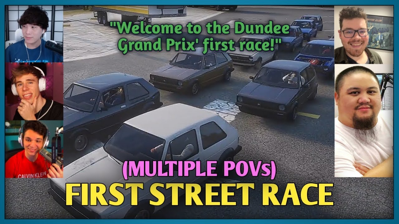 (Multiple POVs) The First Ever Street Race in GTA NoPixel 4.0