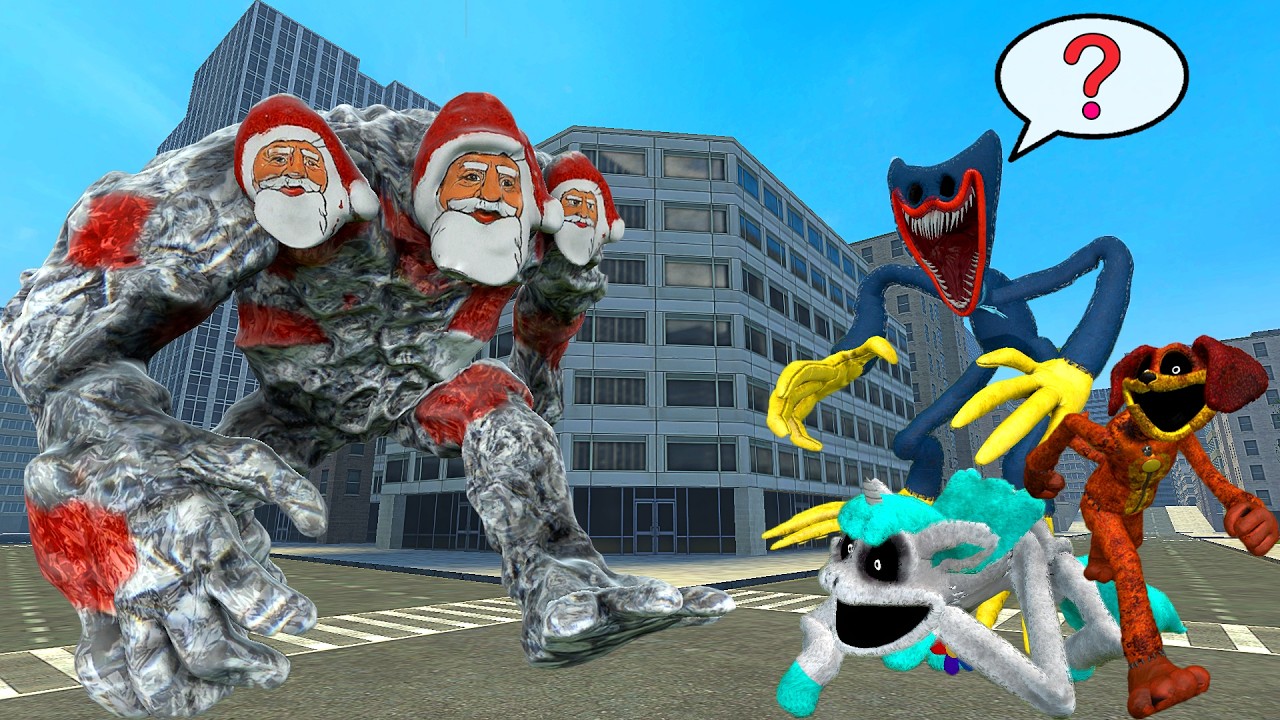 WHAT IF NEW GOO GOO GAGA MEMES BOSS VS SURVIVING HUGGY WUGGY & DOGDAY POPPY PLAYTIME In Garry's Mod!