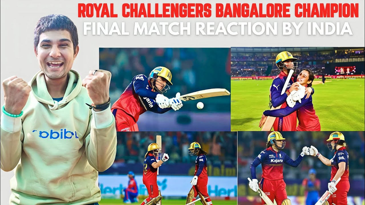 Match Reaction l Royal Challengers Bangalore Win WPL Final beat Dehli By 6 Wickets🥳🥳🥳