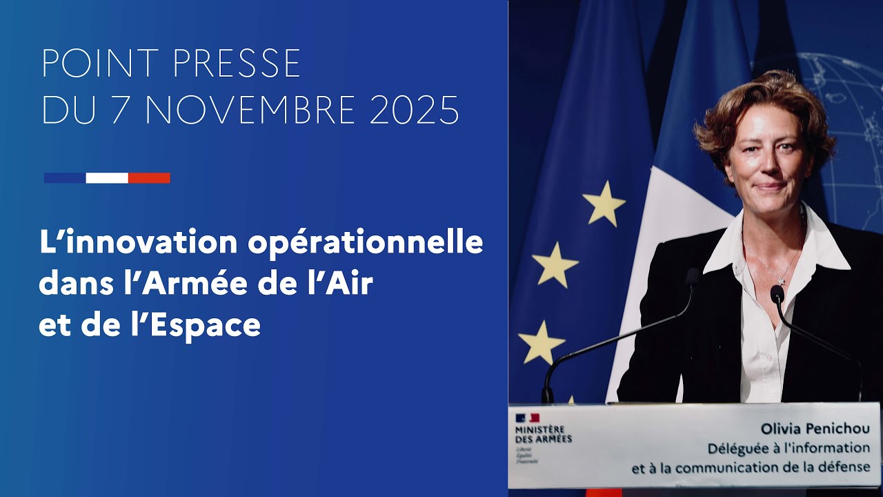 Point Presse du 07/11 : L'innovation op&eacute;rationnelle dans l'arm&eacute;e de l'Air et de l'Espace