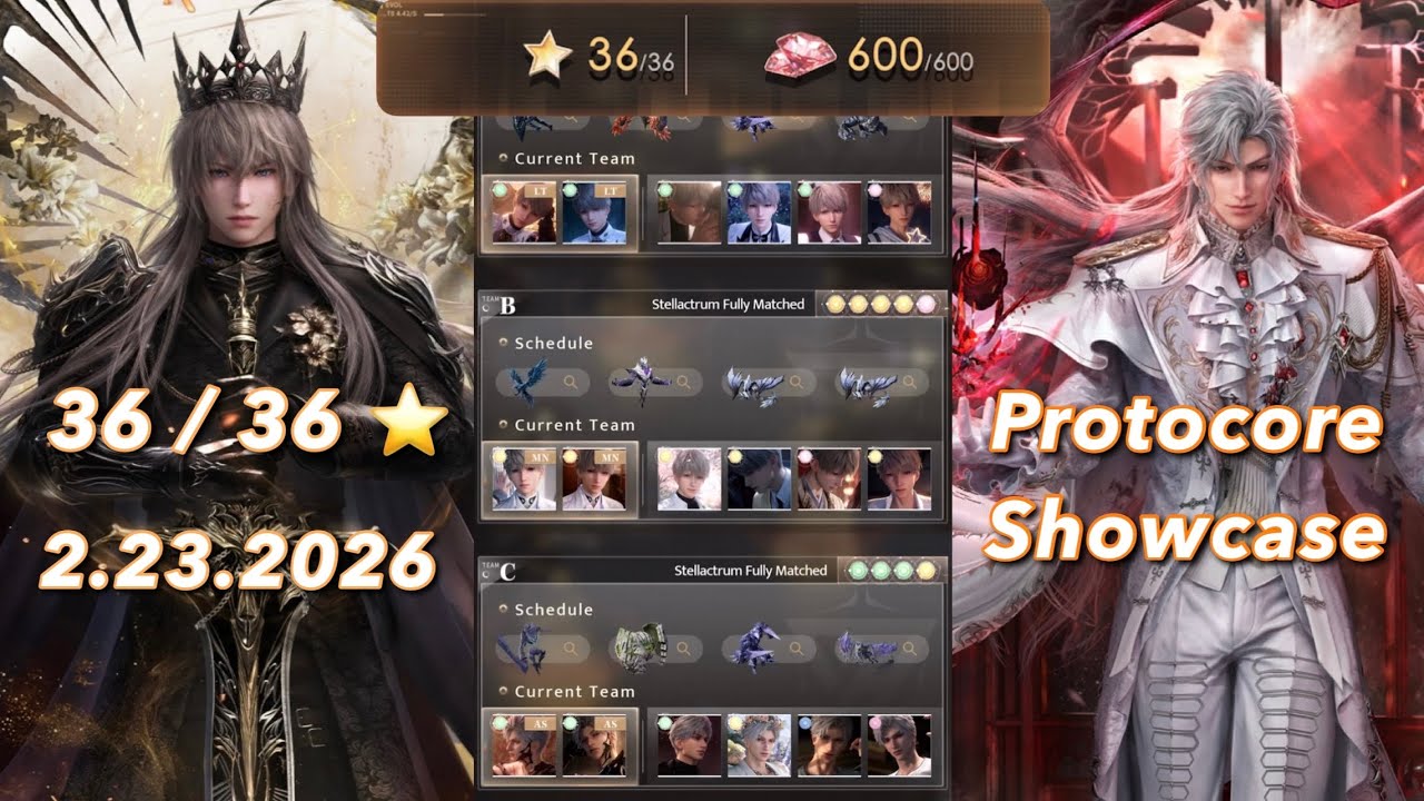 Senior Hunter Contest 36⭐ | Protocore Showcase | Xavier & Sylus Team | Love and Deepspace 2/23/2025