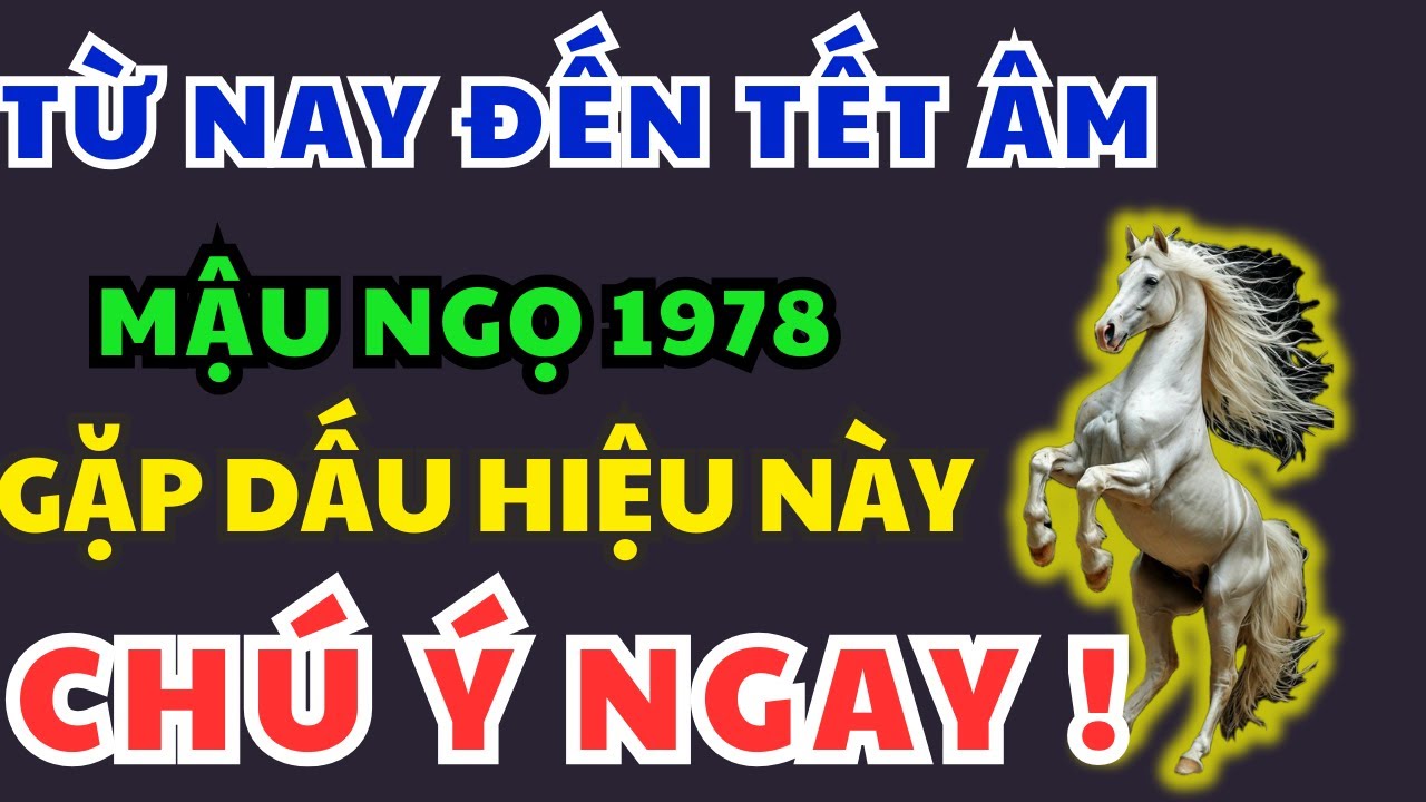 TỪ NAY ĐẾN TẾT! Mậu Ngọ 1978 Bỗng GẶP 1 Trong 10 Dấu Hiệu Này được Tổ Tiên Giao Phúc, SẮP GIÀU TO