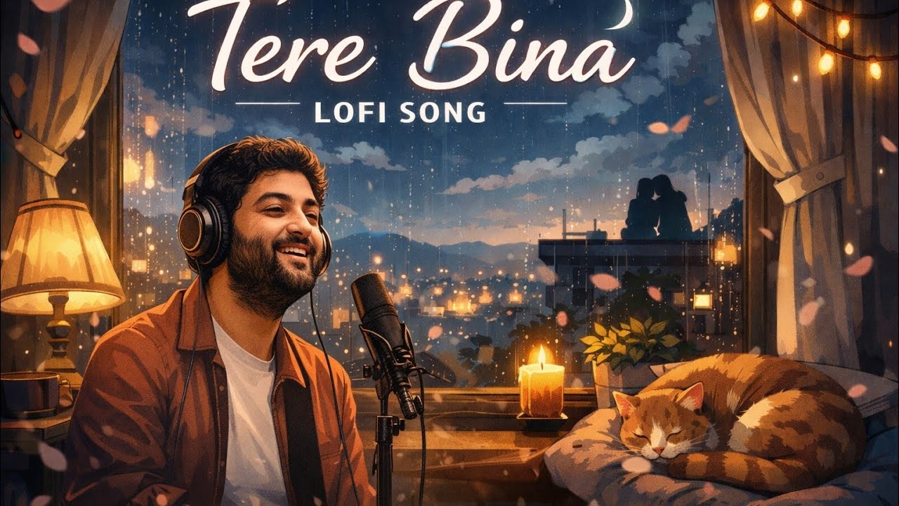 Tere Bina – Slowed + Reverb | Midnight Love LoFi Mix 🌙 | Rainy Night Hindi Romantic Vibes 2026
