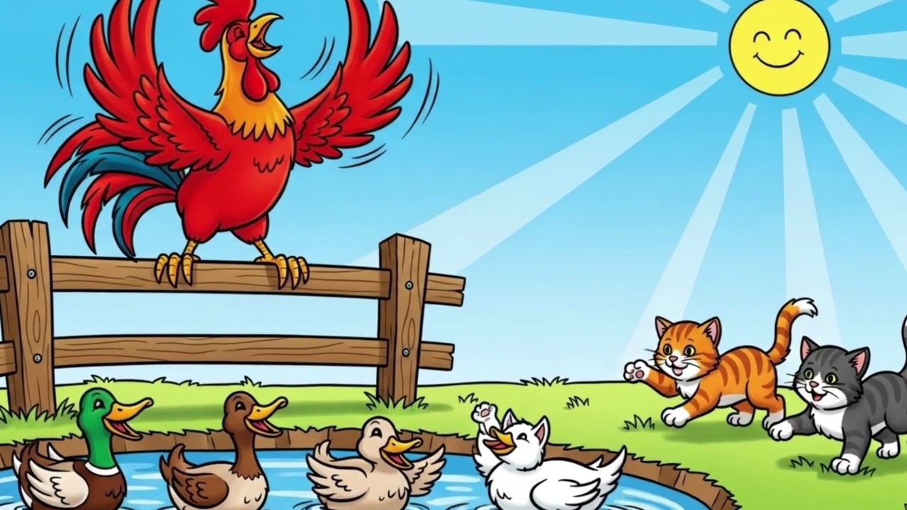 Good Morning Mr Rooster Fun Rhyme