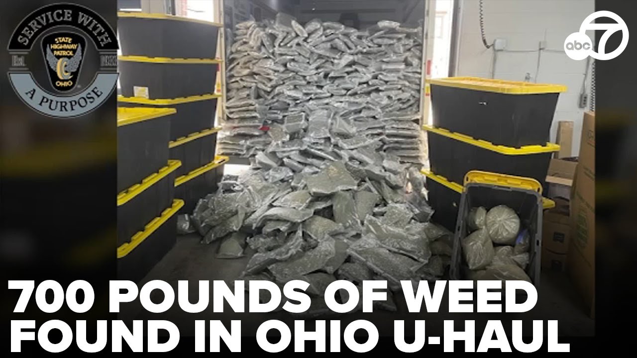 700 pounds of weed found in Ohio U-Haul