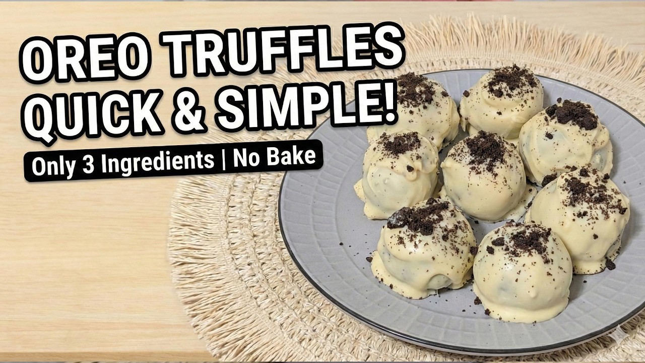 OREO TRUFFLES✨Quick & Simple with only 3 Ingredients