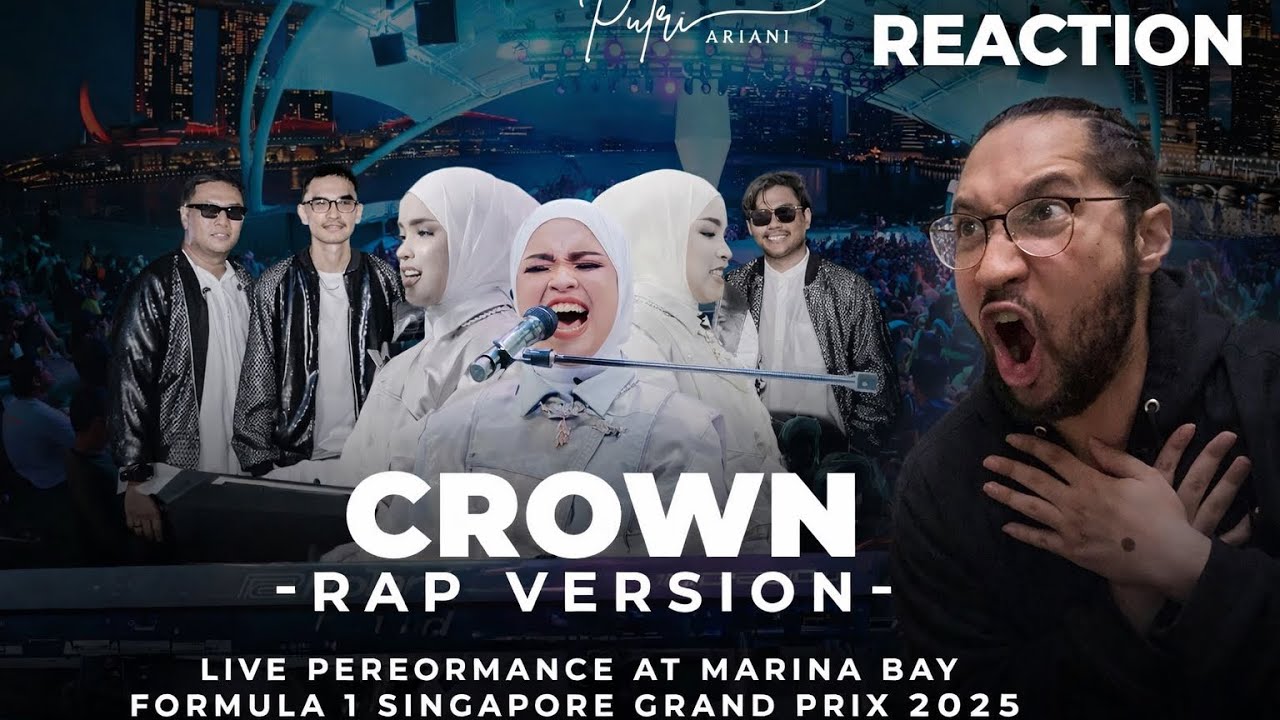 ПУТРИ АРИАНИ - CROWN | Выступление на Формуле-1 в Сингапуре. Реакция.