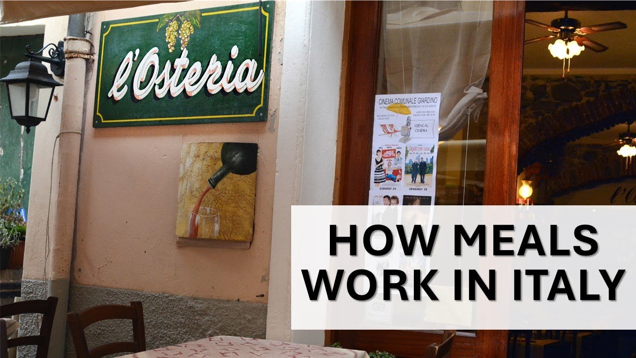 Italy: Eating Essentials - How Meals Work