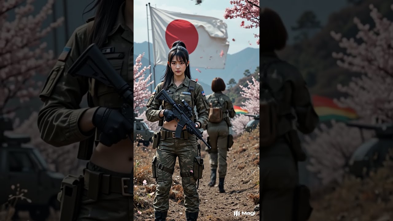 Japanese Army Queens 🇯🇵 Elite Women in Tactical Action!