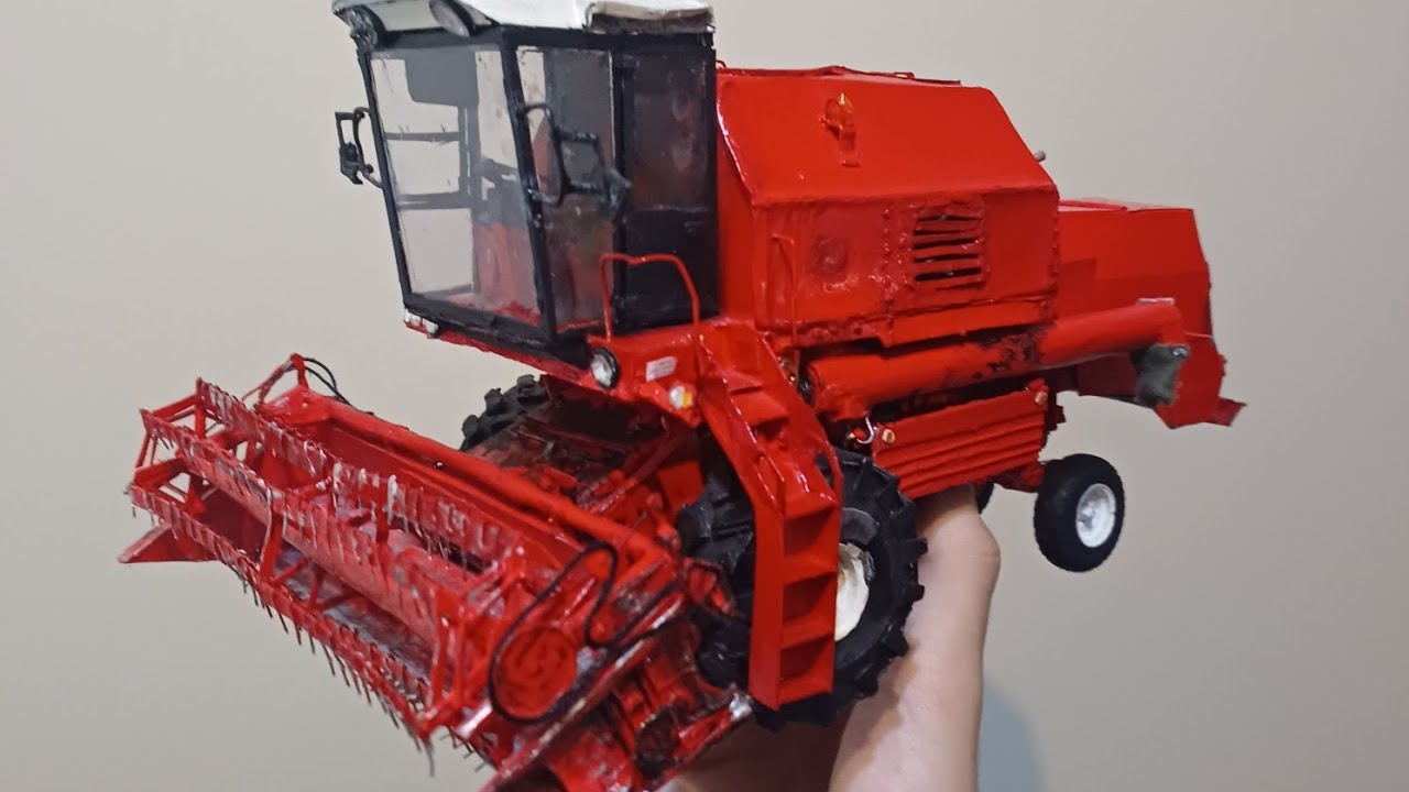 Bizon Rekord z058 | model kartonowy | skala 1:25