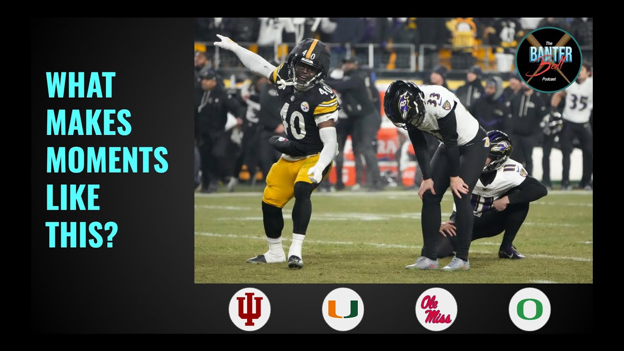 We Just Witnessed Sports History. | Steelers vs. Ravens, CFP Semifinal Discussion