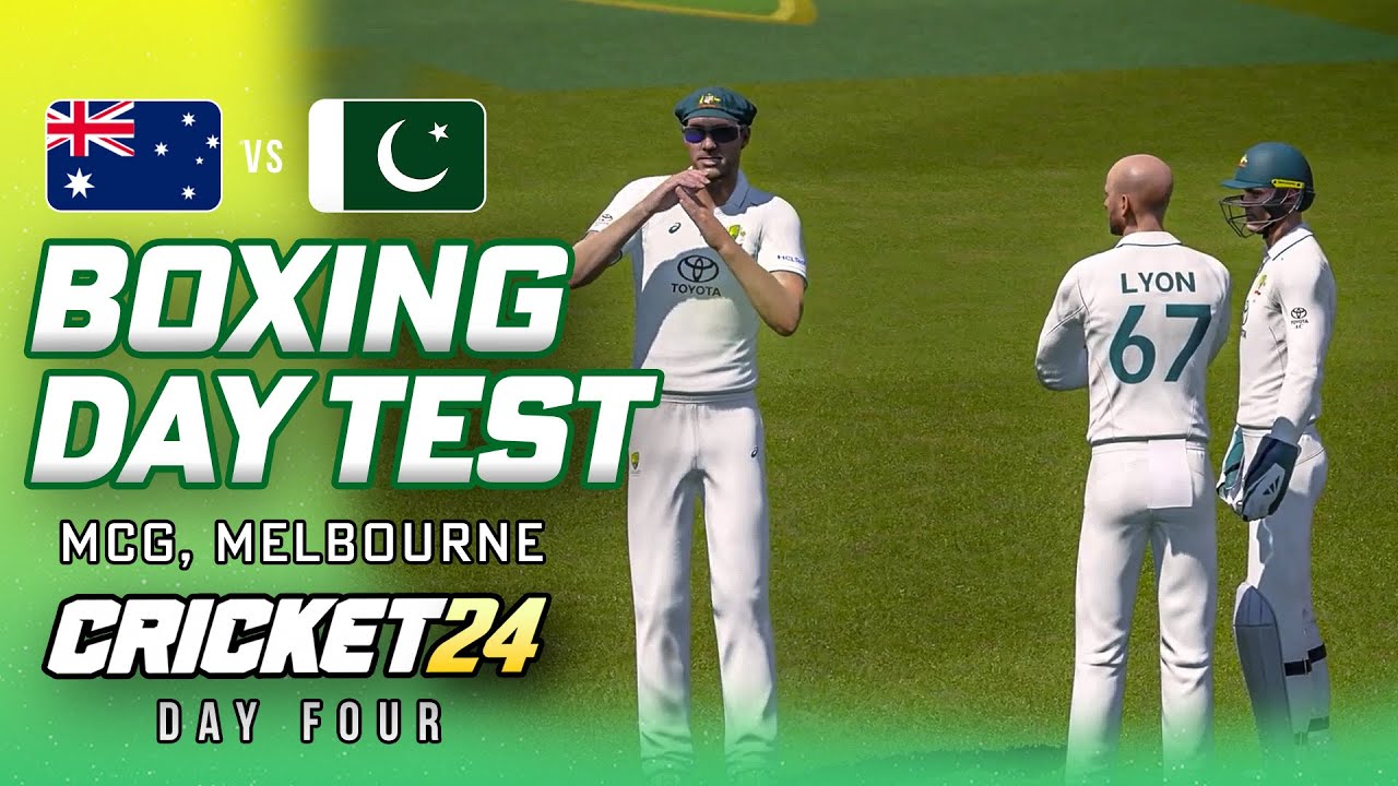 AUSTRALIA v PAKISTAN - Boxing Day Test | Day Four - Cricket 24 Gameplay