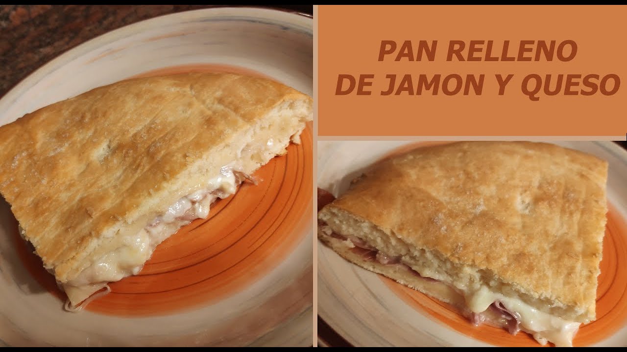 RECETA DE PAN RELLENO DE JAMÓN Y QUESO | CUBANA COCINANDO EN ITALIA