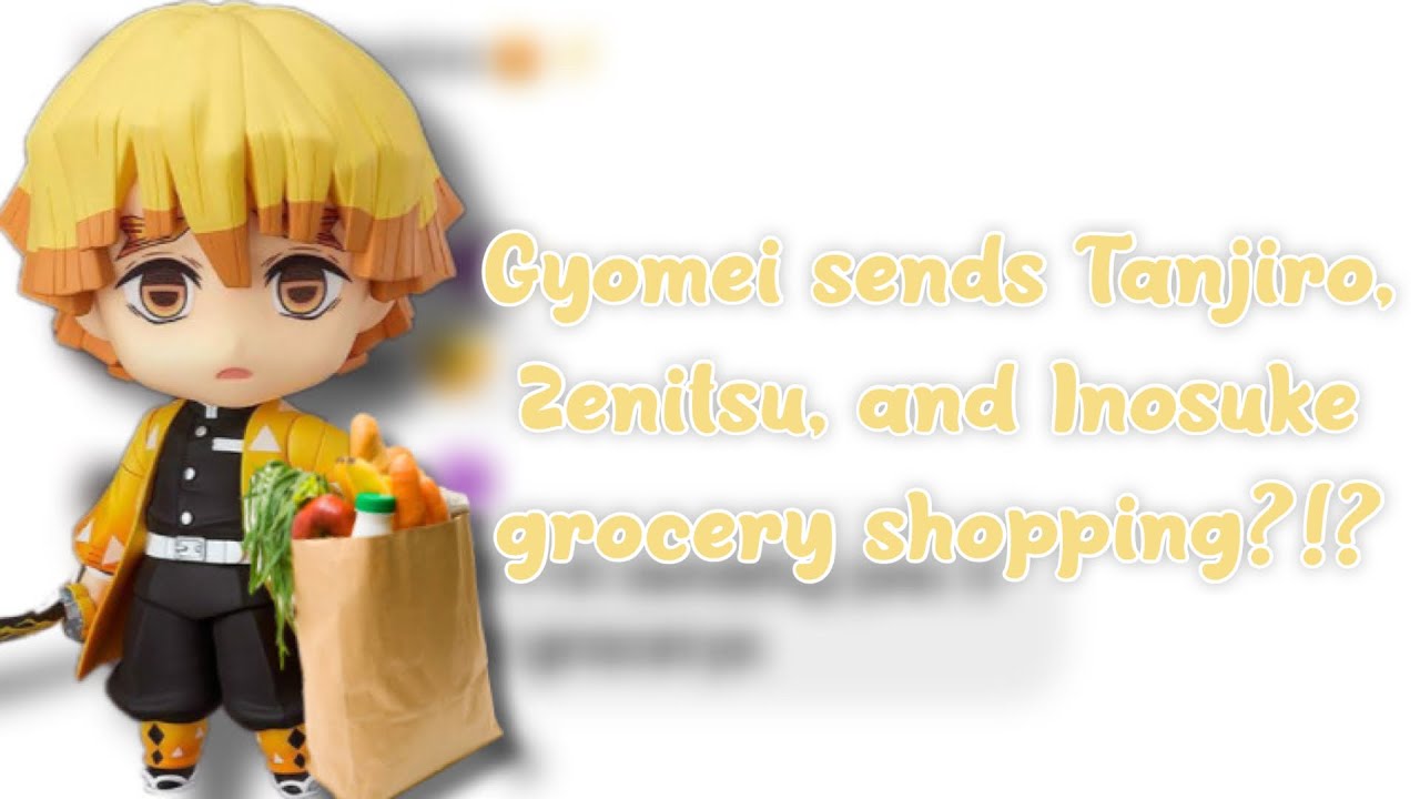 DEMON SLAYER TEXT - Gyomei sends Tanjiro, Zenitsu, and Inosuke to the grocery store?!?