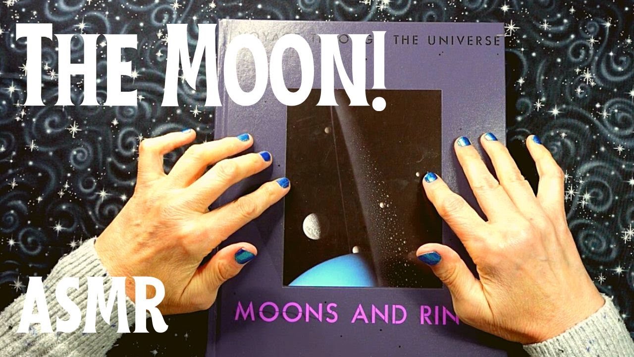 ASMR | The Moon! Lovely Vintage Space Book - Whispered Reading!