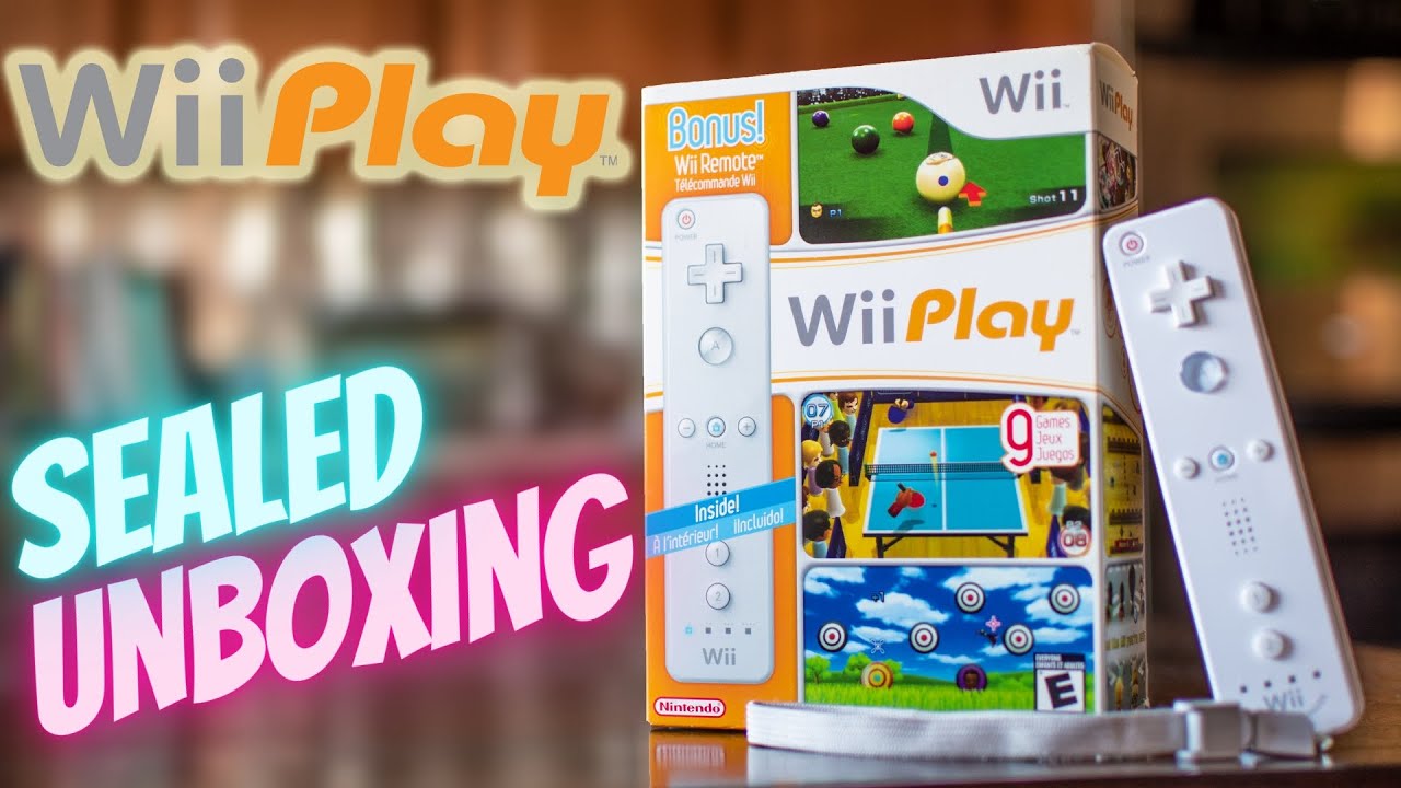 Opening a SEALED Wii Play - Nintendo Wii