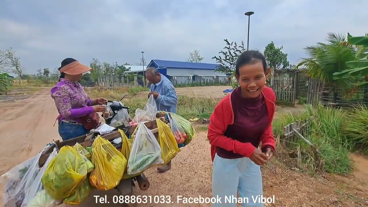 ប្អូនស្រីមៀចរ៉ាមកពីស្រុកវិញហើយបានពោះធ្វើម្ហូបច្រើនណាស់