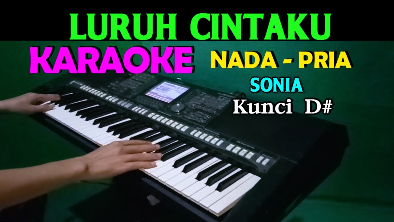 LURUH CINTAKU - Sonia | KARAOKE Nada Pria