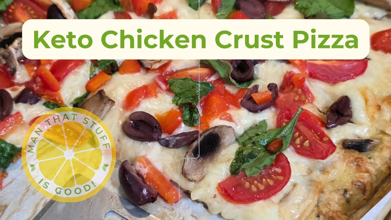 Keto Chicken Crust Pizza