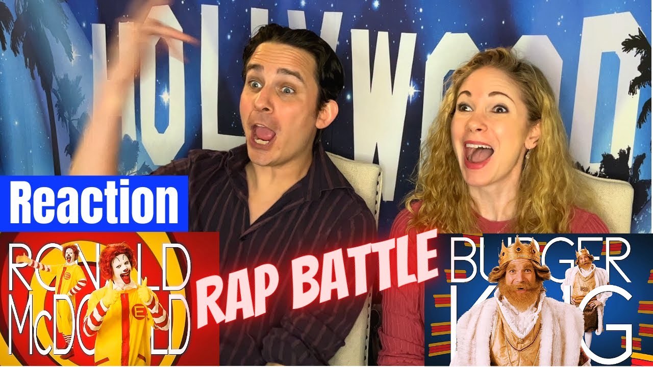 Epic Rap Battles of History Ronald Mcdonald vs The Burger King Reaction