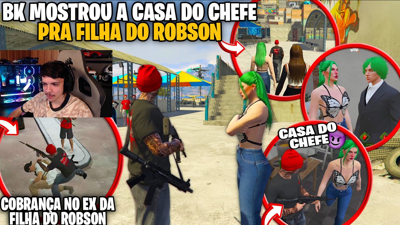 BK CONHECEU A FILH4 DO ROBSON | LEVOU PRA CASA DO CHEFE | + COBRANÇA NO EX DA FILH4 DO ROBSON
