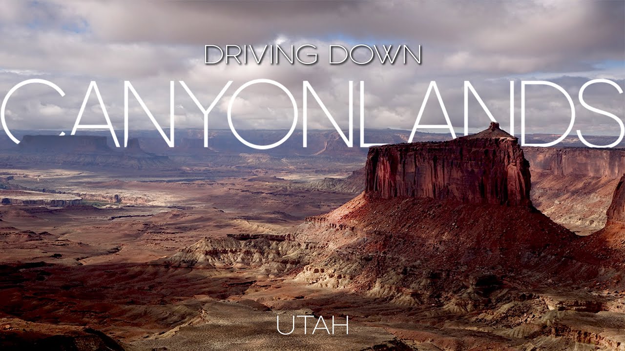 [4K] Driving down the Shafer Canyon Road | Canyonlands National Park, Utah
