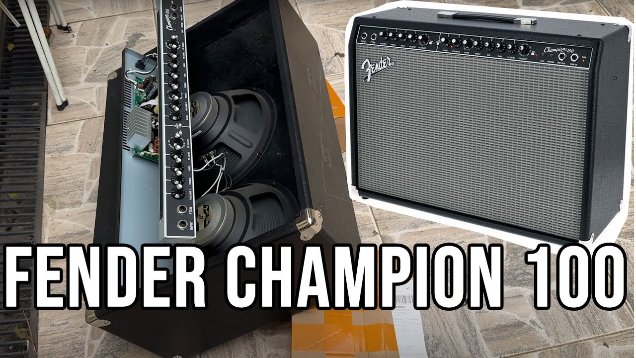 Abri o meu Amplificador de Guitarra - FENDER CHAMPION 100