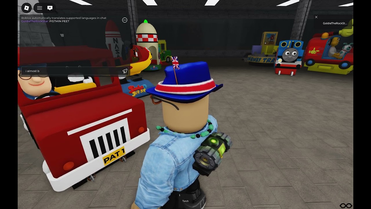 OMC electronics/kidzstuff postman pat van kiddie ride [Roblox] [VERY LOUD!]