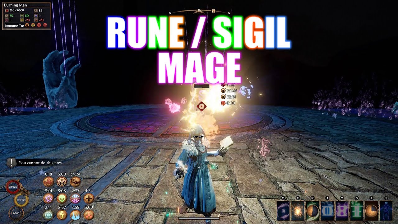 Outward: Rune / Sigil Mage Build VS Elite Crimson Avatar