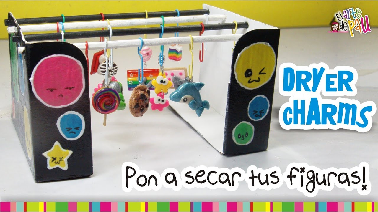 **TIP** Dryer Charms Tutorial / Secador para figuritas