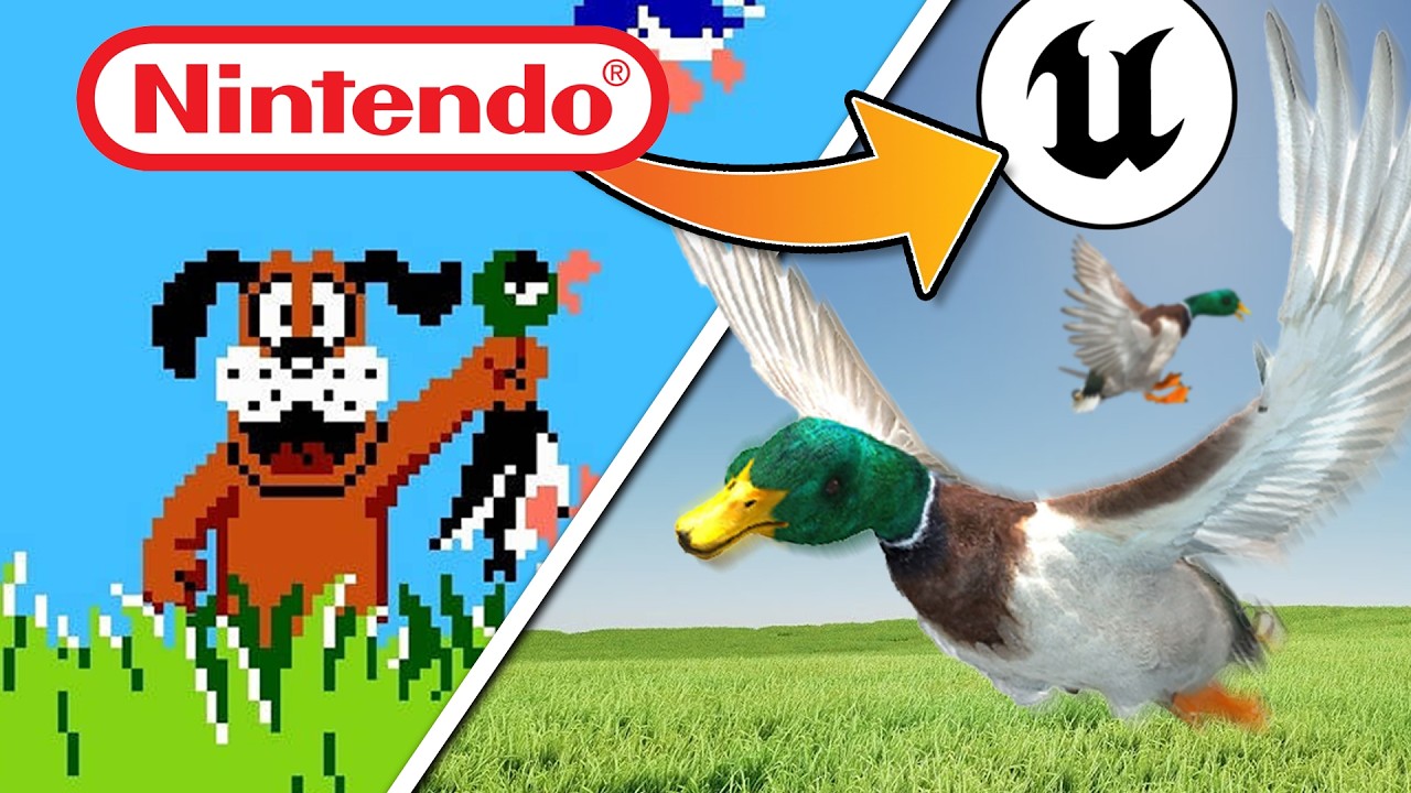 Remaking DUCK HUNT in Unreal Engine 5