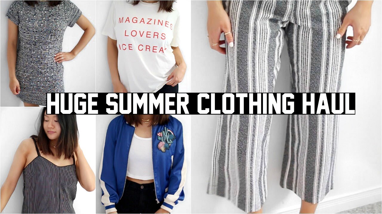 HUGE TRY-ON SUMMER CLOTHING HAUL! (RAG & BONE, WILDFOX, MAJE & MORE)