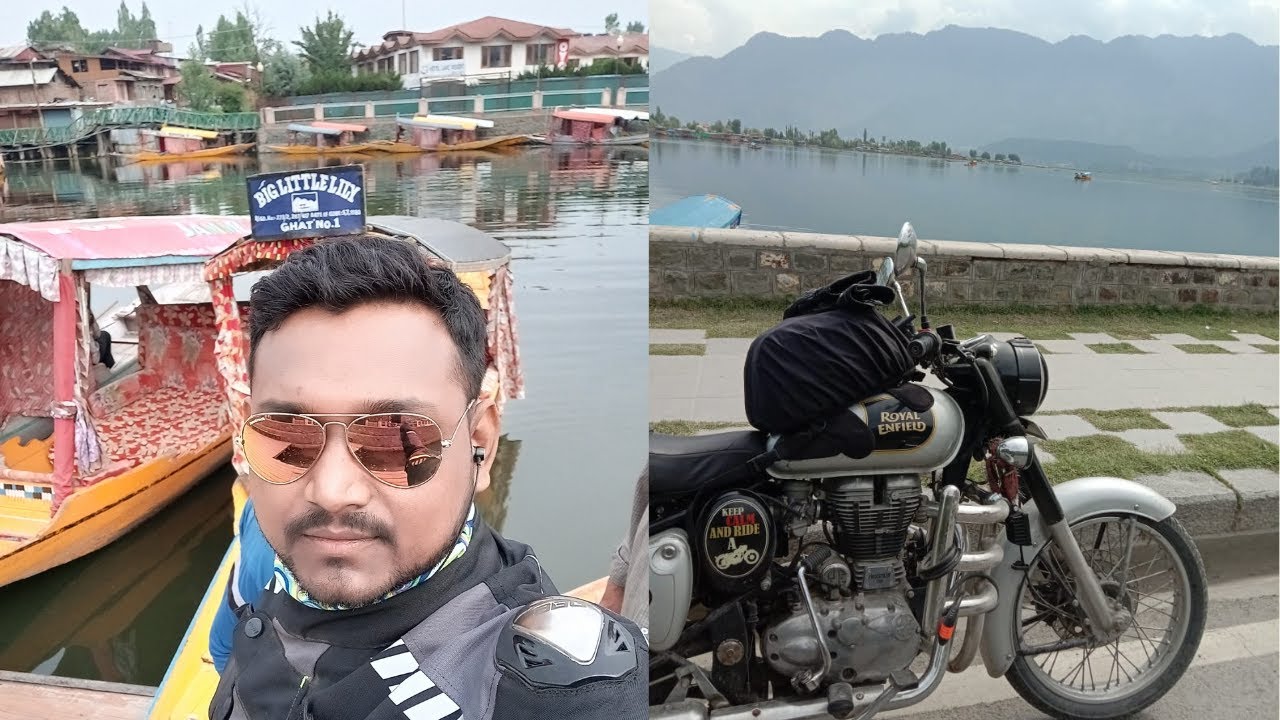 DAL LAKE की खूबसूरती को अलविदा करते हुए एक नया सफ़र जिंदगी का II SRINAGAR II SOLO RIDEII