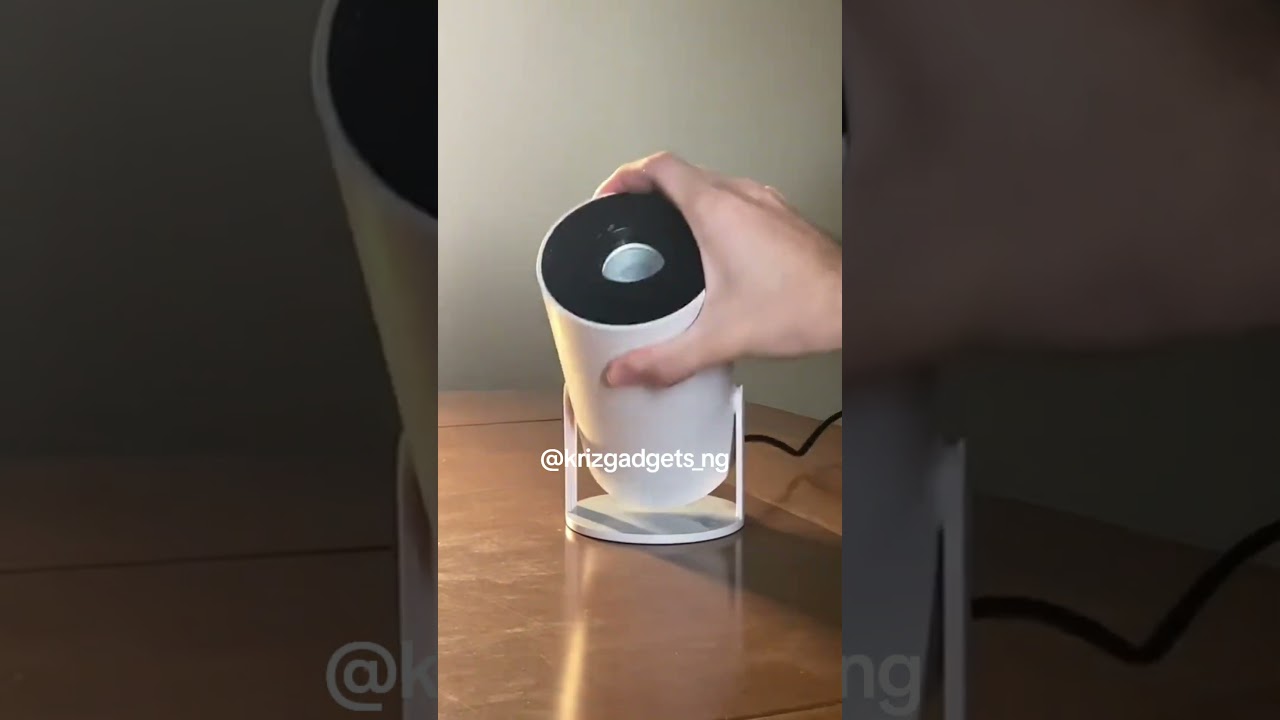 Mini Projector, Supports 5G WiFi, BT5.0 with Android OS, 220 Degree Angle, 130 Inch Display