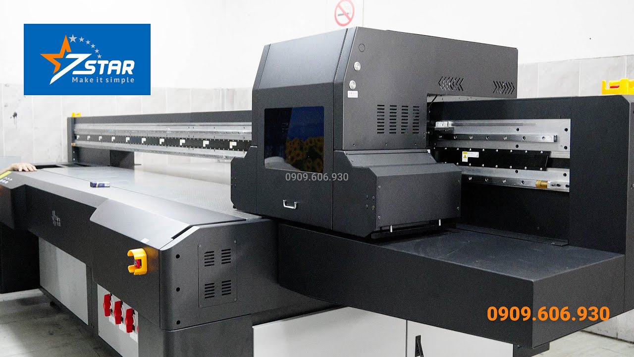Máy in UV phẳng Kaler FB2513 Đầu phun Ricoh Gen 5 or 6 | Máy in UV phẳng giá bao nhiêu?
